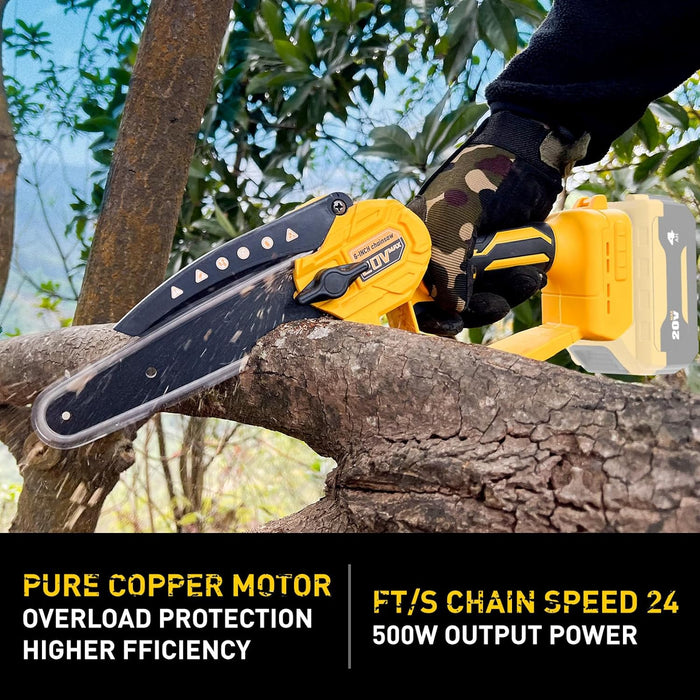 ORBLON 20V 6 Inch  Cordless Mini Chainsaw(No Battery) (OCST6-Y)
