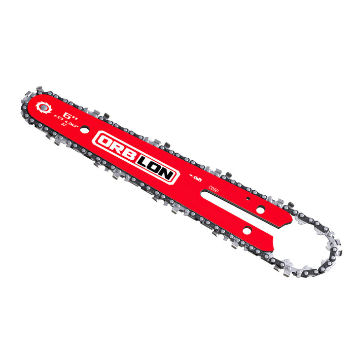 ORBLON 6-inch Chain Saw Chain and Guide Bar