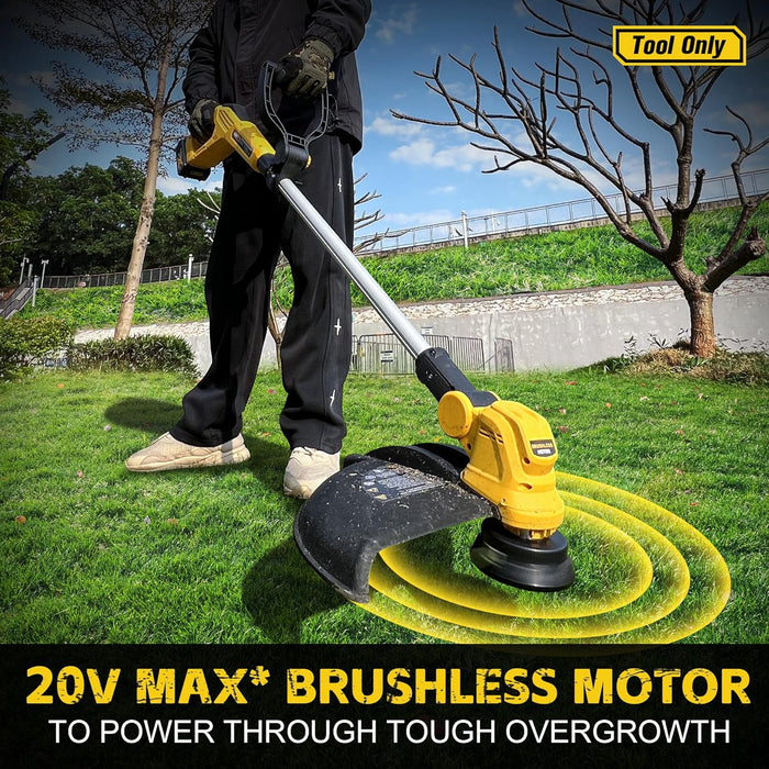15‘’ Cordless String Trimmer for Dewalt 20V Battery (Battery Included) (OST15)