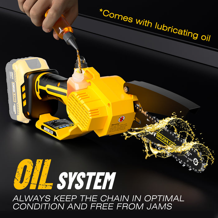 2-IN-1 Cordless 6-inch Pole Saw